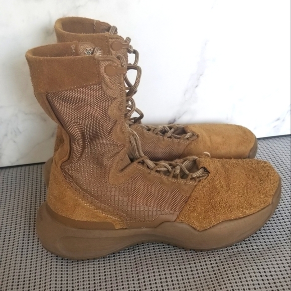 Nike SFB B1 Men Coyote Suede Tactical Military Boots Brown Size 5 - Picture 1 of 11